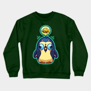 Hungry Penguin Crewneck Sweatshirt